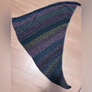 NWT one left! Hand crafted Peruvian wool knit shawl wrap